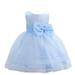 Pimfylm Long Dresses For Toddler Toddler Kids Girls Summer Dress Sling Floral Casual Dress Pattern Girls Party Dress Sleeveless 2023 Blue 1-2 Years
