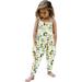 MELDVDIB Toddler Girls Kids Jumpsuit One Piece Floral Dinosaur Playsuit Strap Romper Summer Outfits Clothes on Clearance