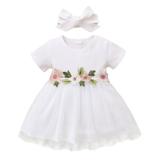 Pimfylm Spring Dresses For Toddler Flower Girl Dress Toddler Dresses purified cotton White 12 Months