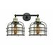 Innovations Lighting - Bell Cage - 2 Light Bath Vanity In Traditional Style-12