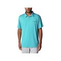 Columbia Men's PFG Slack Tide Stretch Polo Shirt, Ocean Teal SKU - 982857