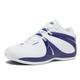 AND1 Rise Men’s Basketball Shoes, Sneakers for Indoor or Outdoor Street or Court, Sizes 7 to 15, White/Navy Blue, 12 Women/10.5 Men