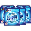 Calgon Tablets Water Softener Powerball 4-in-1, Large Pack 75 Tablets, Multipack of 4