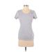 Reebok Active T-Shirt: Gray Activewear - Women's Size Small