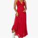 Free People Dresses | Hp Nwt Free People Adella Maxi Slip Dress Bright Red | Color: Red | Size: Xs