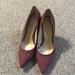 Jessica Simpson Shoes | Jessica Simpson Wine Colored High Heels | Color: Red | Size: 10