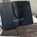 Gucci Other | Large Gucci Paper Shopping Bag And 3 Gucci Cloth Dust Bags | Color: Black/Brown | Size: Os