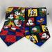 Disney Accessories | 2/$10 Disney Vintage 90s Y2k Ties Bundle | Color: Black/Red | Size: Os