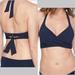 Athleta Swim | Athleta Bra Cup Wrap Halter Bikini Top | Color: Blue | Size: 32 B-C