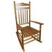 August Grove® Outdoor Glenns Rocking Solid Wood Chair in Brown | 46.1 H x 26.19 W x 33.89 D in | Wayfair B3BDB11A7DF249CFB13A2DB4B3616275