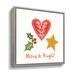 The Holiday Aisle® Merry Everything II - Print on Canvas in Brown/Green/Red | 14 H x 14 W x 2 D in | Wayfair 832D664DE1B148FA84E11C0E68A12F71