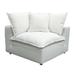 Slipper Chair - Hokku Designs 40 inches Wide Polyester Slipper Chair Polyester in White | 35 H x 40 W x 40 D in | Wayfair