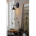 Habitat Globe Metal Bathroom Wall Light - Black