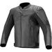 Alpinestars Faster V2 Mens Motorcycle Leather Jacket Black/Black 60 EUR