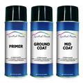 Spectral Paints Compatible/Replacement for Jeep 742A Polar White Pearl: 12 oz. Primer Ground & Mid Touch-Up Spray Paint