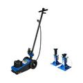 K-Tool International KTI63197KIT1 22 Ton Air & Hydraulic Truck Jack & Heavy Duty Jack Stands