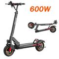 IENYRID Electric Scooter w/Seat 10 Tires 600W Motor 28MPH 22-31 Mile - Folding Kick Scooter Dual Brake LCD- Adults & Teens