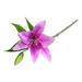 HHei_K Artificial Lily-flowers With 1 Full-bloom Flower Heads And 2 Buds Wedding Party Office Home Decor