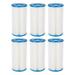 Popvcly 6 Pack Type A or C Replacement Filter Cartridge Compatible with Intex 29000E/59900E Easy Set Pool