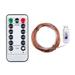 Frcolor 20M USB 200 LED 8 Function Copper Wire String Lights Fairy Light with Remote Controller For Xmas Festival Holiday Wedding Home Decoration No Battery BZ1195 (Warm White)