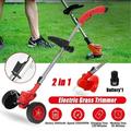 YouLoveIt Electric Grass Trimmer Weed Eater Cordless Grass Trimmer Lawn Mower Cordless Grass String Trimmer Cutter 12V Lithium Battery 1 Charger