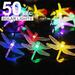 KEINXS Solar-powered String Lights Dragonfly String Lights Indoor and Outdoor Decorative Color Lights Garden Patio Decorative Waterproof Dragonfly String Lights Multi-color