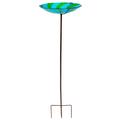 HOMEMAXS Garden Bird Bath Decorative Garden Bird Bath Bird Feeder Bowl with Stake