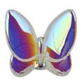 Girlsshop Butterfly Ornament Glass Crystal Lucky Butterfly Vibrantly With Bright Color Ornaments Home Decore