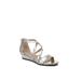 Women's Yolanda Dressy Sandal by LifeStride in Silver (Size 6 1/2 M)