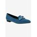 Women's Fabulous Ii Loafer by Bellini in Blue Microsuede (Size 12 M)