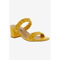 Women's Fuss Slide Sandal by Bellini in Yellow Smooth (Size 6 1/2 M)