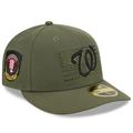 Men's New Era Green Washington Nationals 2023 Armed Forces Day Low Profile 59FIFTY Fitted Hat