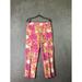 Lilly Pulitzer Pants & Jumpsuits | Lilly Pulitzer Pants Women's 6 Pink Floral Print Ankle Flat Front Casual Ladies | Color: Pink | Size: 6