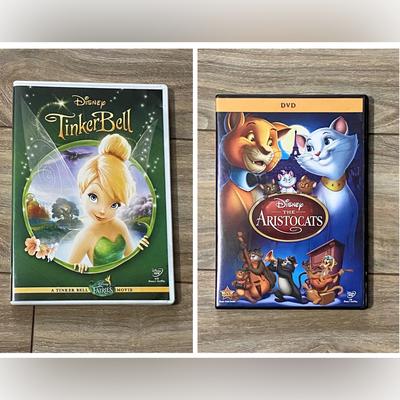 Disney Media | Disney Tinkerbell A Tinker Bell Disney Fairies Movie Dvd & The Aristocats Dvd | Color: Silver | Size: Os