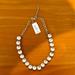 J. Crew Jewelry | J.Crew Gold Diamond Necklace - Nwt | Color: Gold/Silver | Size: Os