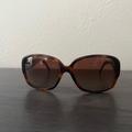 Burberry Accessories | Burberry Tortoiseshell Nova Check Plaid Brown Lens Round Oversized Sunglasses | Color: Brown | Size: Os