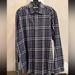 Burberry Shirts | Burberry Men Button Down Shirt Size Xxl | Color: Black/Gray | Size: Xxl