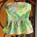 Lilly Pulitzer Tops | Lily Pulitzer Shandy Top | Color: Blue/Green | Size: 00