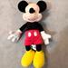 Disney Toys | Disney Parks 12" Mickey Mouse Plush Authentic Original Stuffed Animal Toy | Color: Black/Red | Size: Osbb