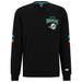 Men's BOSS X NFL Black/Aqua Miami Dolphins Drive Crew Neck Pullover Sweatshirt