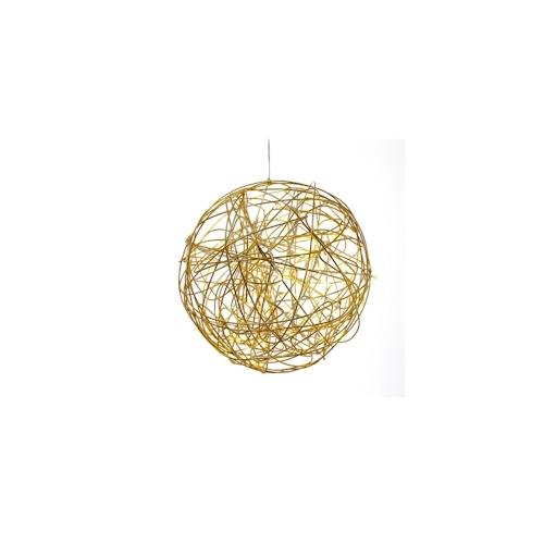 LED Drahtkugel 30cm 50LED gold Kugelleuchte Leuchtkugel für Außen Gartenleuchte