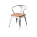 Williston Forge Harvee Patio Dining Side Chair Wood in White | 30.7 H x 18.5 W x 18.5 D in | Wayfair 5E4DD86FB8B24D75B28CE96C9921CAAE
