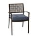 Woodard New Century Stacking Patio Dining Armchair Metal | 33.75 H x 22.5 W x 23.75 D in | Wayfair 930017ST-48-50N