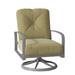 Woodard Fremont Outdoor Rocking Metal Chair in Gray/Brown | 35.5 H x 28.25 W x 35.75 D in | Wayfair 9U0477-72-71A
