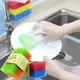 Éponge de nettoyage brosse assiette chiffon à vaisselle nettoyage dissolvant de saleté d'huile
