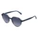 Levi's LV 5023/S Unisex-Sonnenbrille Vollrand Panto Bio-Kunststoff-Gestell, blau