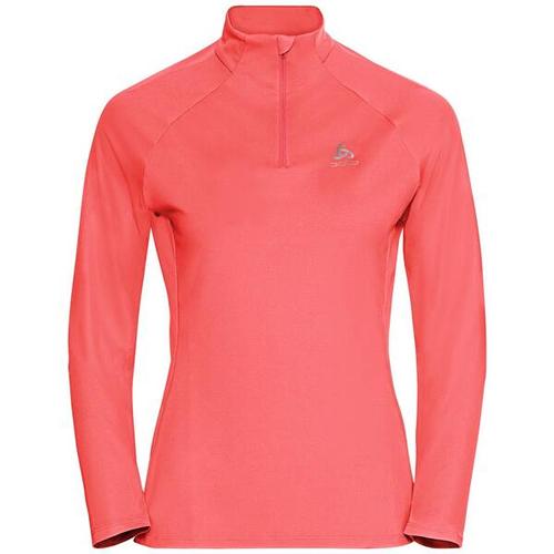 ODLO Damen Midlayer 1/2 zip ESSENTIAL CER, Größe S in Pink