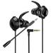 Lomubue Wired Earphone Stereo Dual Microphone 20-20KHz 3.5mm/Type-C Wired Sports Games Playing Headphone Computer Accessories