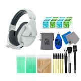 Turtle Beach Stealth 600 Gen 2 USB Wireless Amplified Gaming Headset for Xbox White/Silver With Cleaning Kit Bolt Axtion Bundle Used