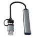 Lomubue USB Hub 4-in-1 Multifunctional Driver-free High Speed 5Gbps USB 3.0 2.0 Multiport Splitter Hub Docking Station for Laptop